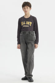 Jeans Niño Baggy Gris