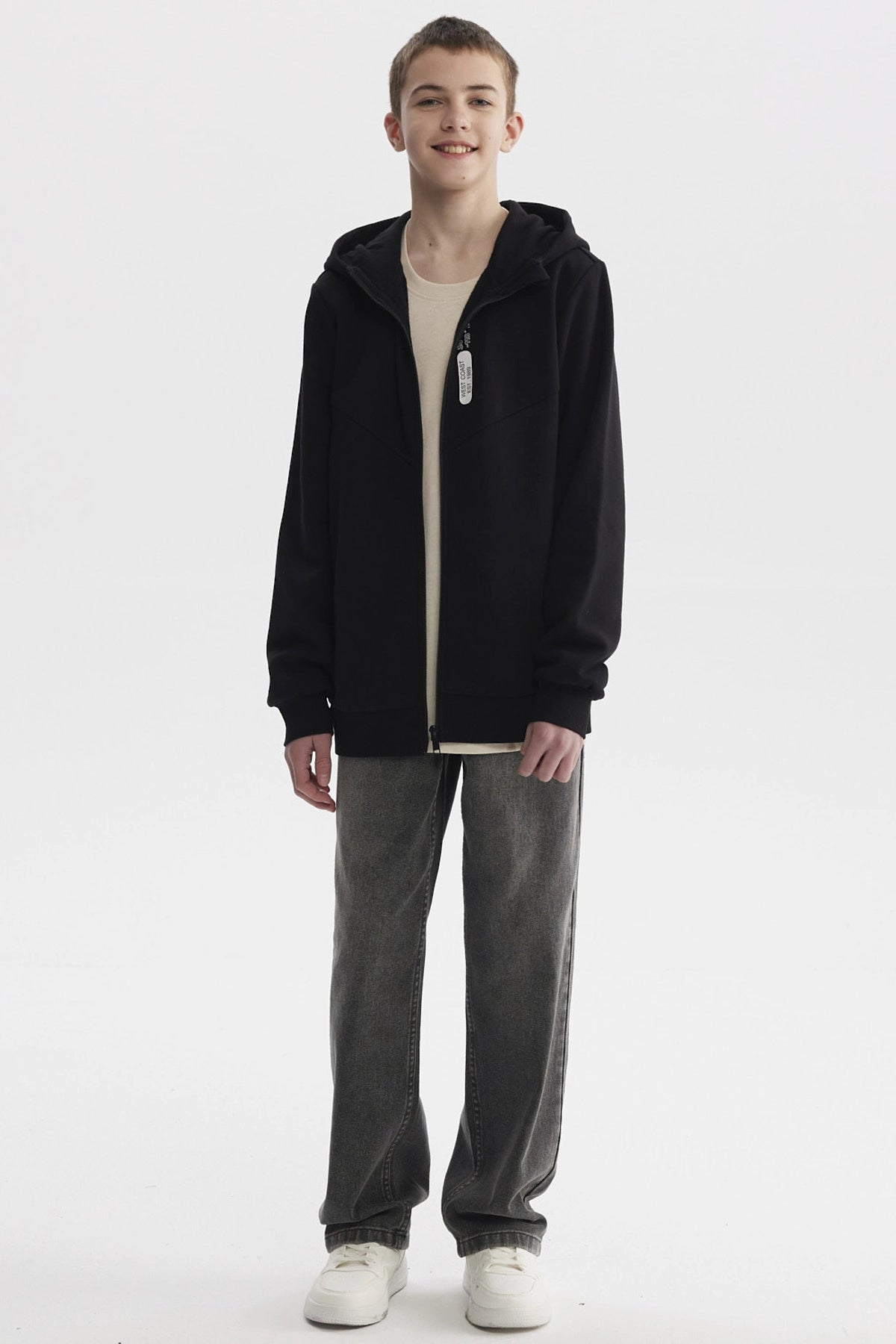 Polerón Niño Slim Negro