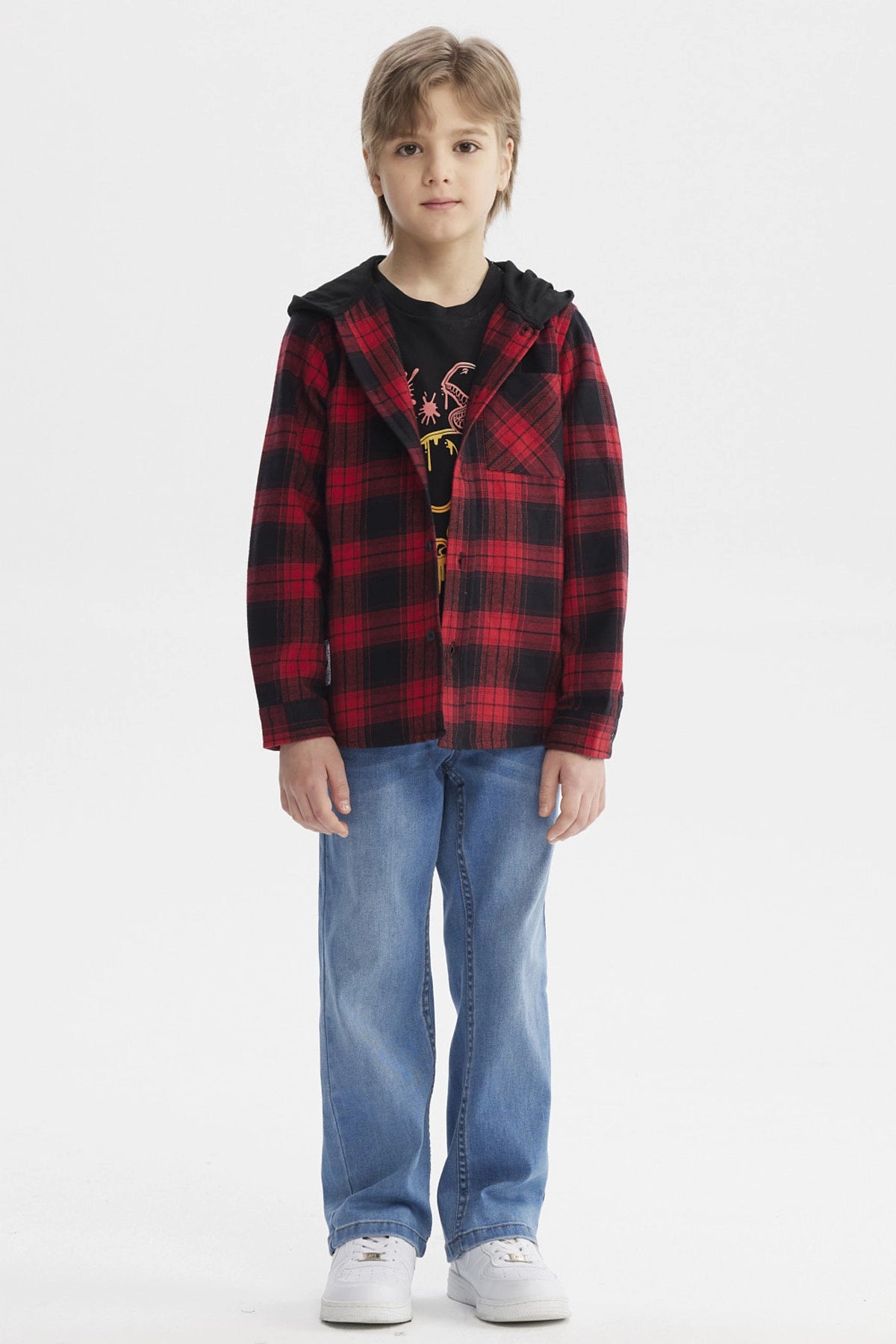 Camisa Niño Ancha Rojo