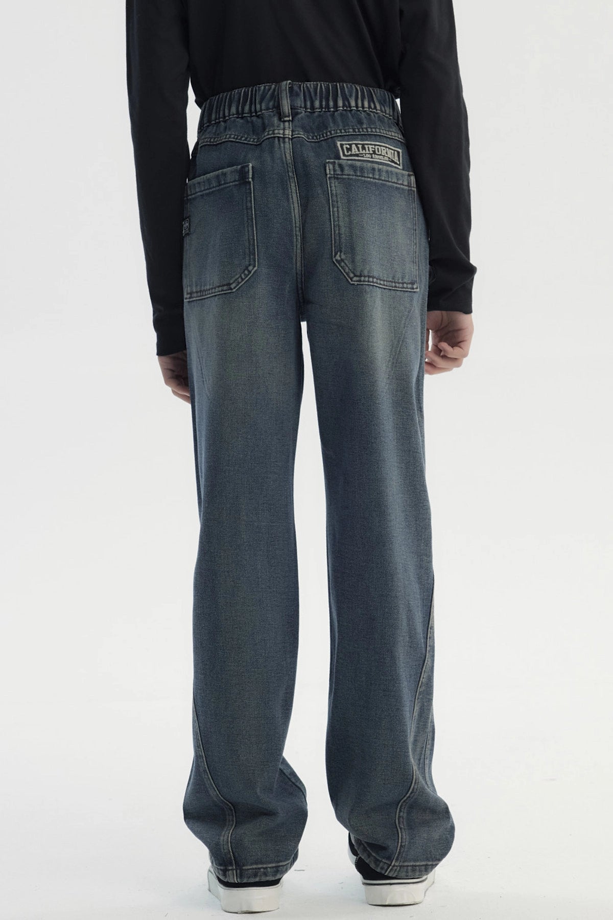 Jeans Niño Baggy Azul Oscuro