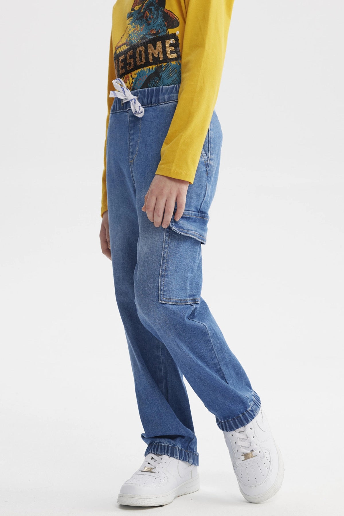 Jeans Niño Pitillo Azul Oscuro