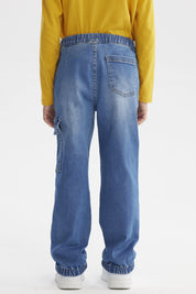 Jeans Niño Pitillo Azul Oscuro