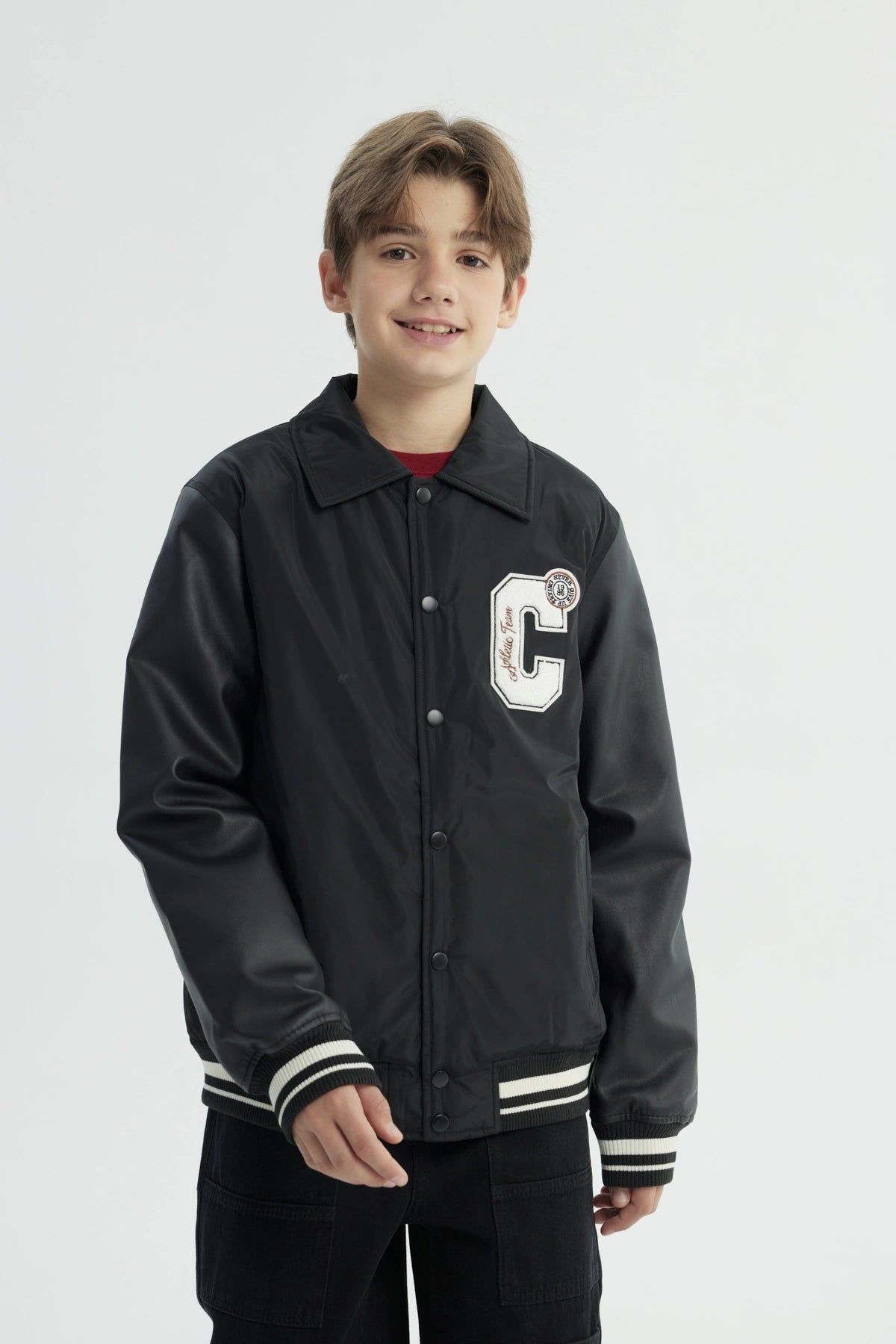 Chaqueta Niño Slim Negro