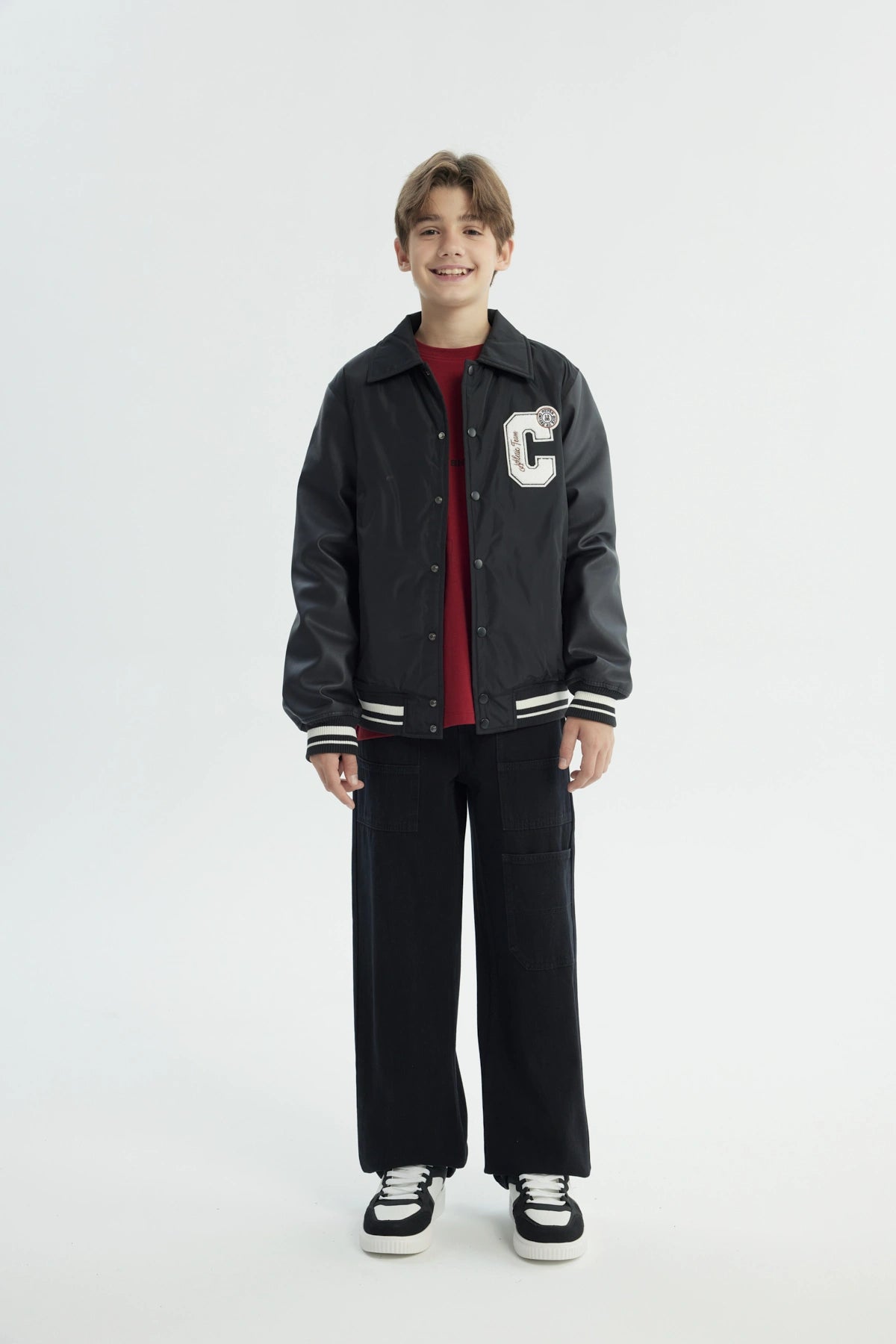 Chaqueta Niño Slim Negro