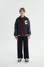 Chaqueta Niño Slim Negro