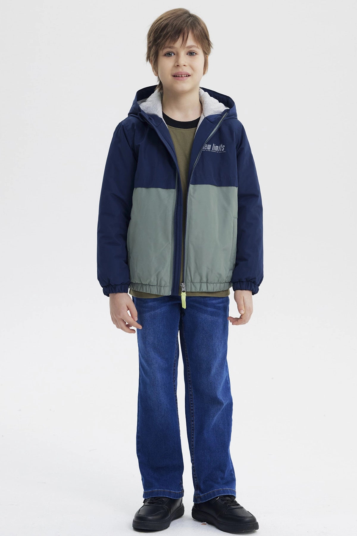 Chaqueta Niño Slim Azul Oscuro