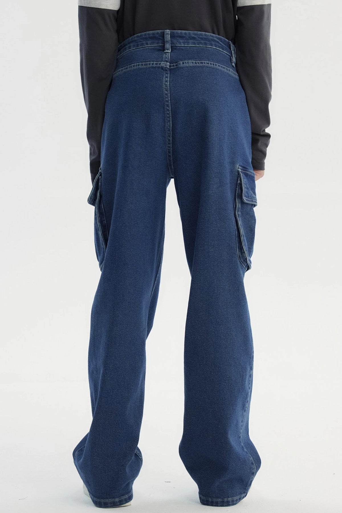 Jeans Niño Calce Recto Azul Oscuro