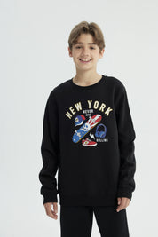 Polerón Niño Slim Negro