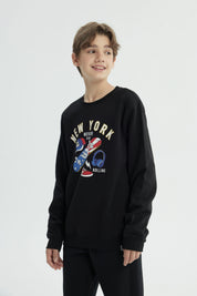 Polerón Niño Slim Negro