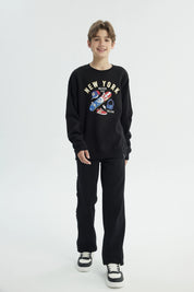 Polerón Niño Slim Negro