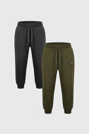 Pantalón Buzo Niño Pitillo Verde Militar