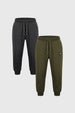 Pantalón Buzo Niño Pitillo Verde Militar
