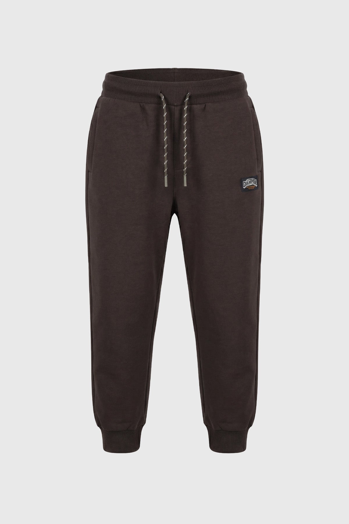 Pantalón Buzo Niño Pitillo Café