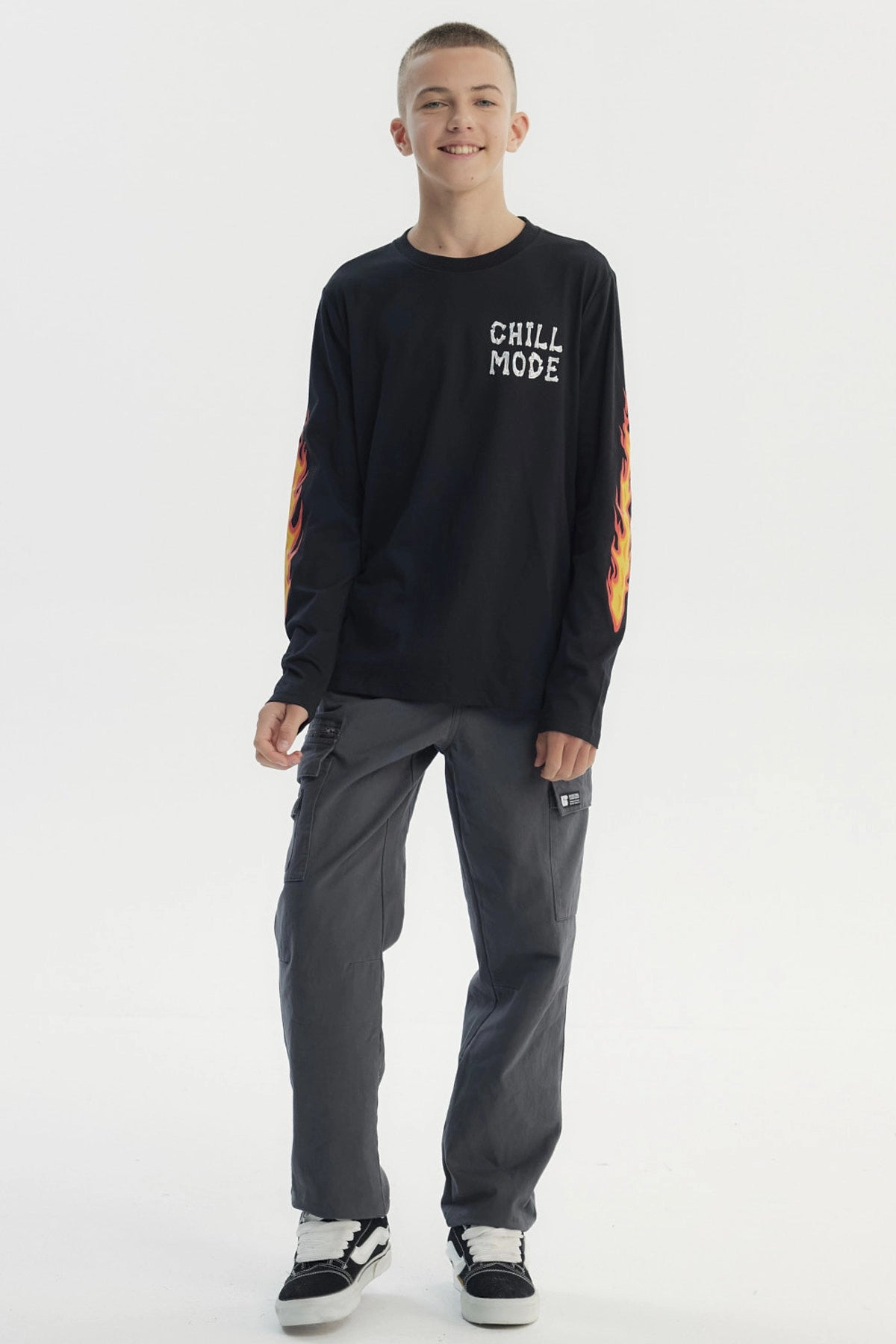 Polera Niño Slim Negro