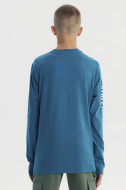 Polera Niño Slim Petroleo
