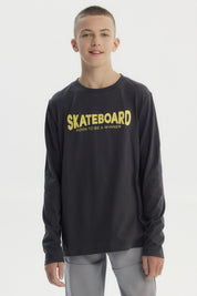 Polera Niño Slim Marengo