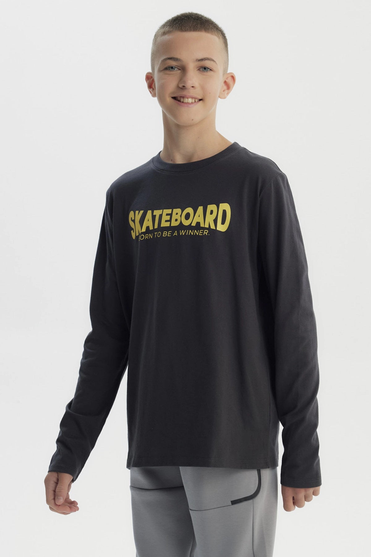 Polera Niño Slim Marengo
