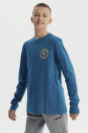 Polera Niño Slim Petroleo