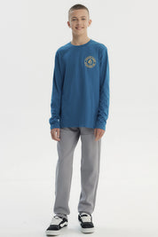 Polera Niño Slim Petroleo