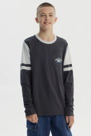 Polera Niño Slim Marengo