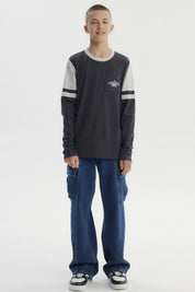 Polera Niño Slim Marengo