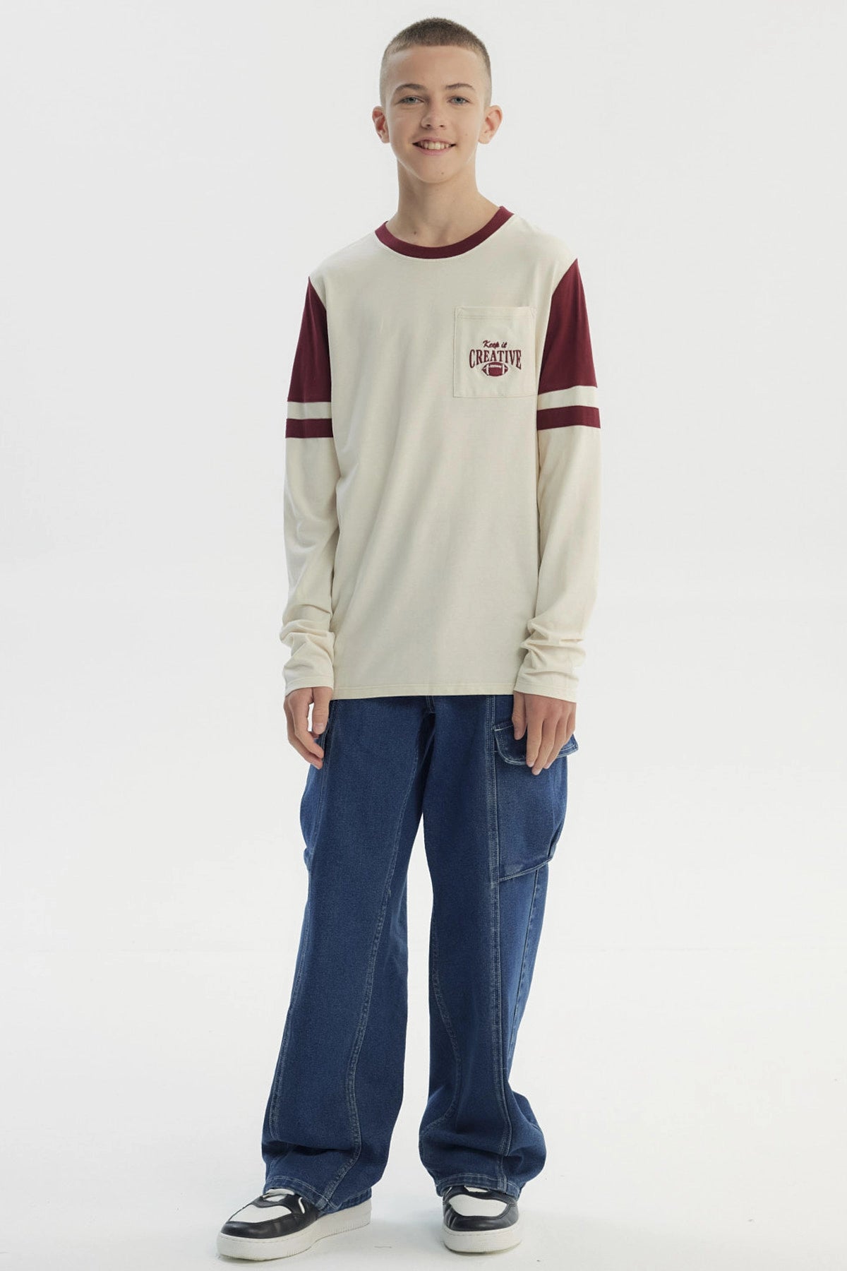 Polera Niño Slim Crudo