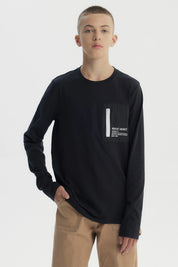 Polera Niño Slim Negro