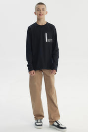 Polera Niño Slim Negro