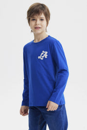 Polera Niño Slim Azul
