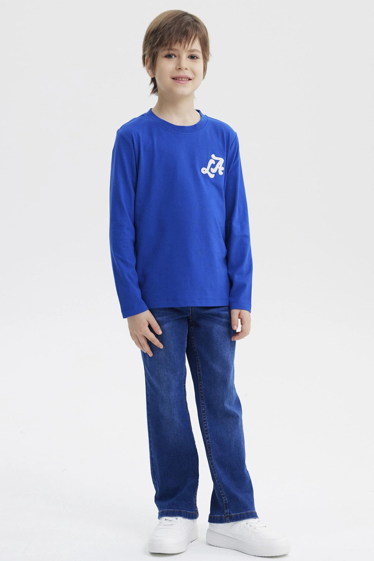 Polera Niño Slim Azul