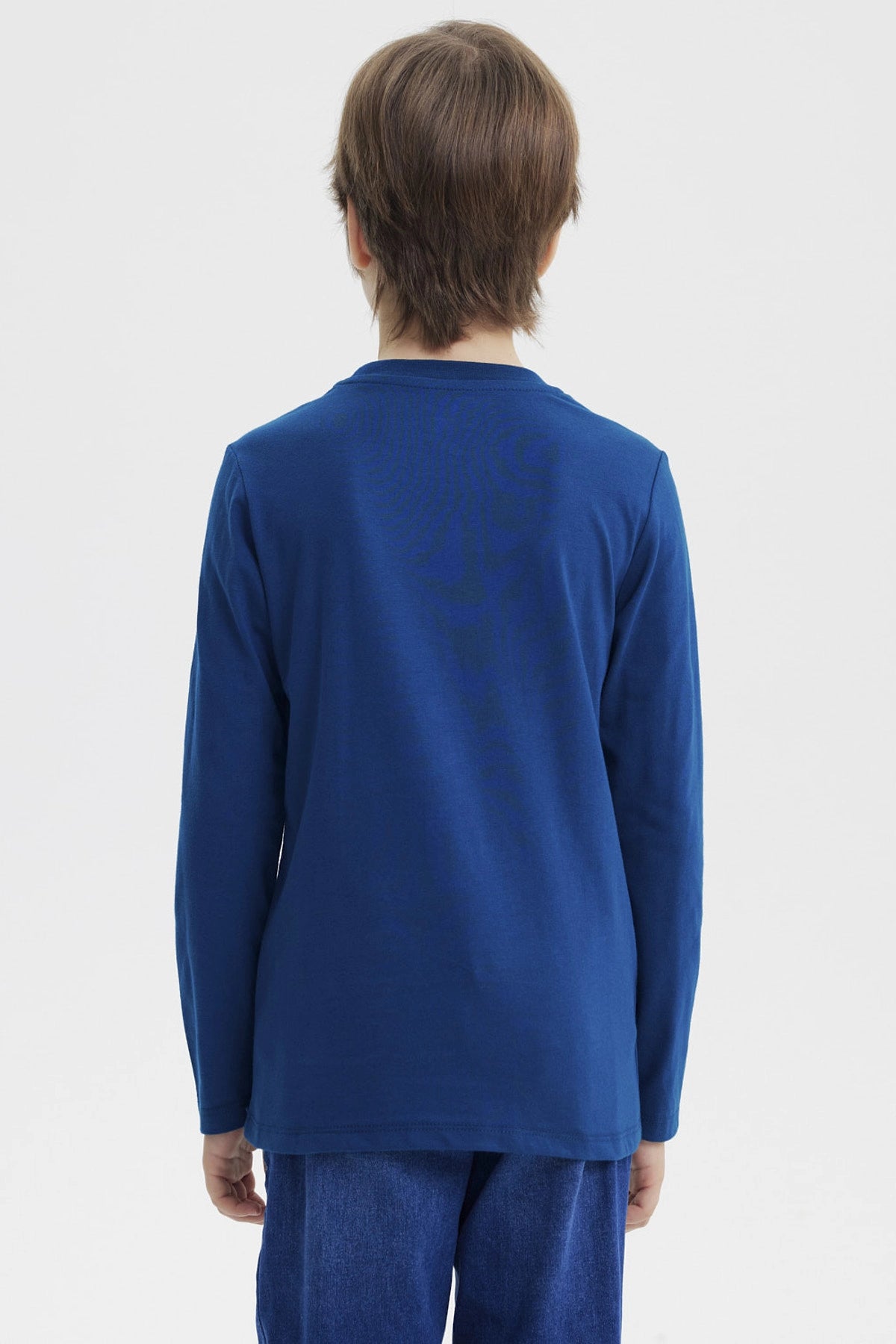 Polera Niño Slim Petroleo