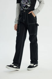 Pantalón Niño Calce Recto Negro
