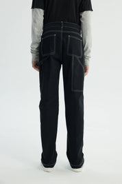 Pantalón Niño Calce Recto Negro