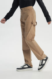Pantalón Niño Calce Recto Kaki