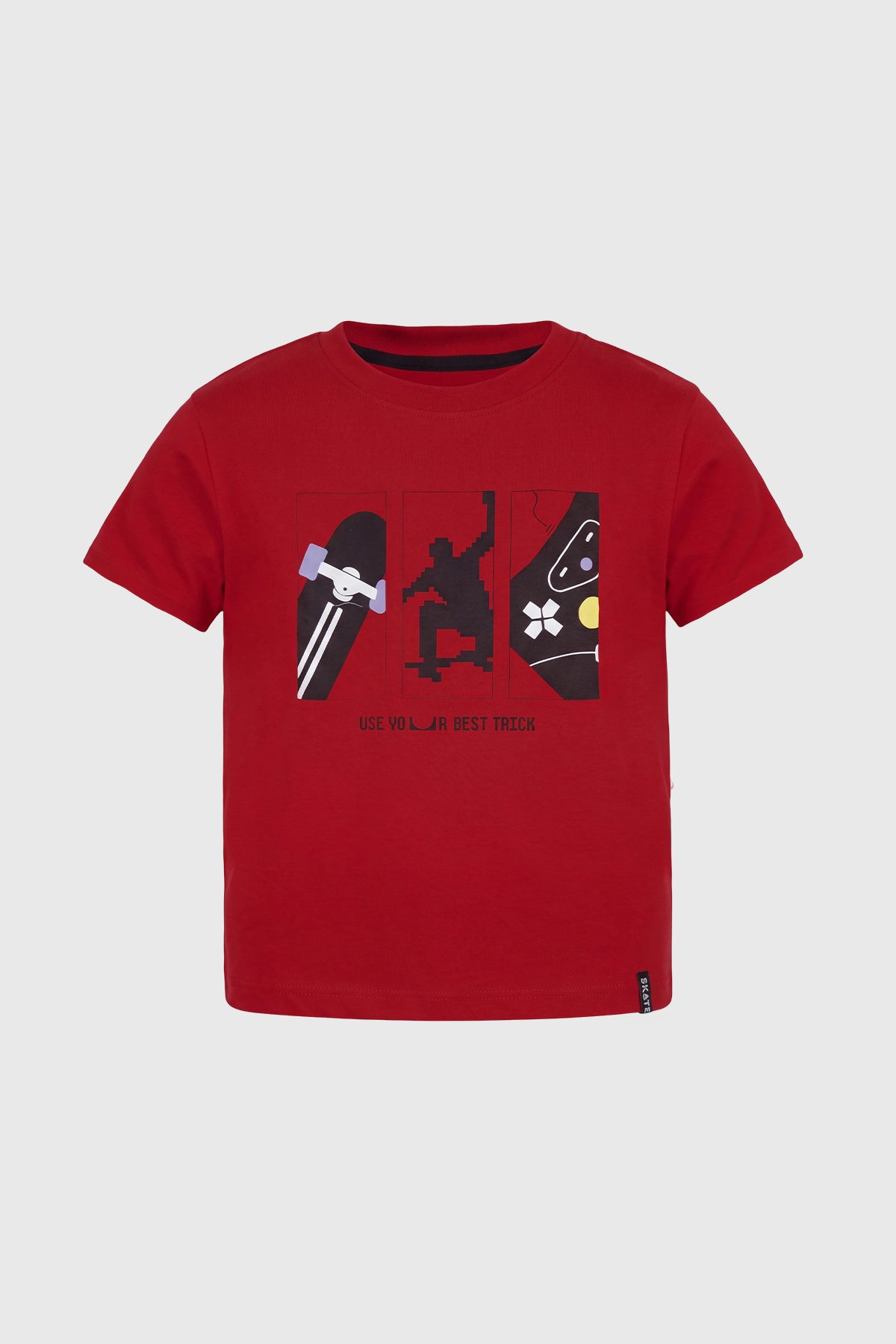 Polera Slim Niño Rojo