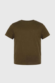 Polera Slim Niño Verde Militar