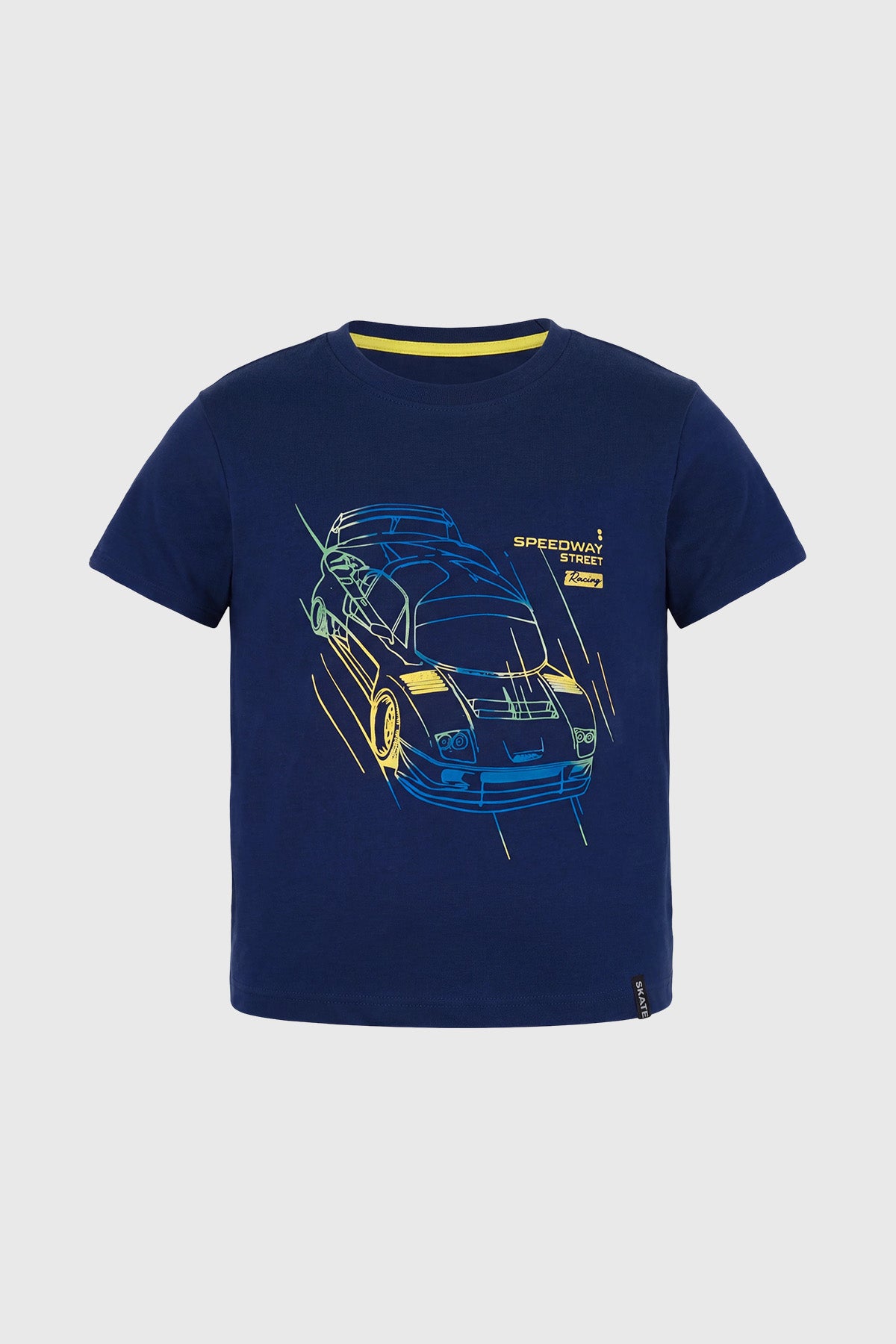 Polera Slim Niño Azul Oscuro