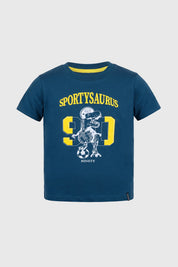 Polera Slim Niño Azul Petroleo