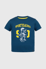 Polera Slim Niño Azul Petroleo