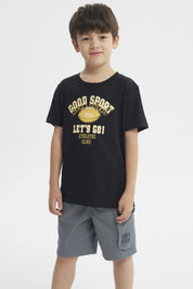 Polera Slim Niño Negro