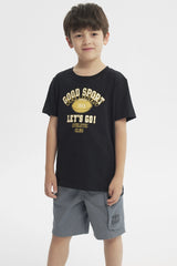 Polera Slim Niño Negro