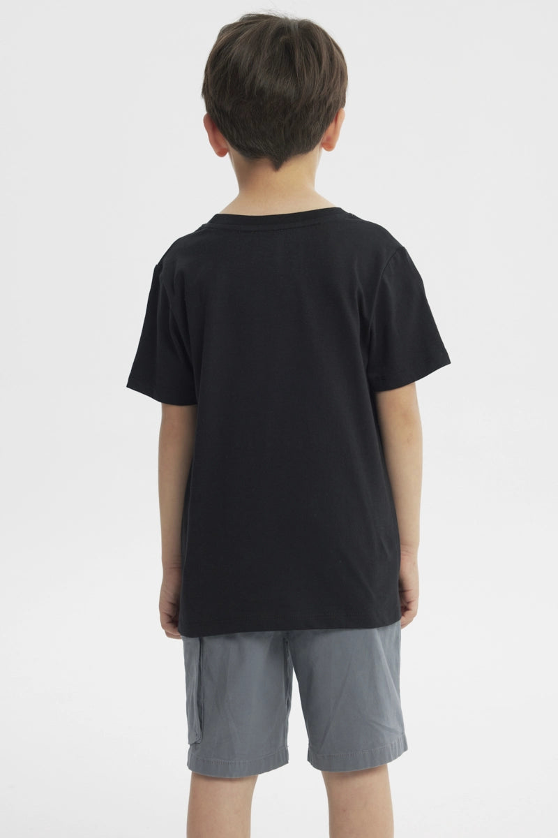Polera Slim Niño Negro