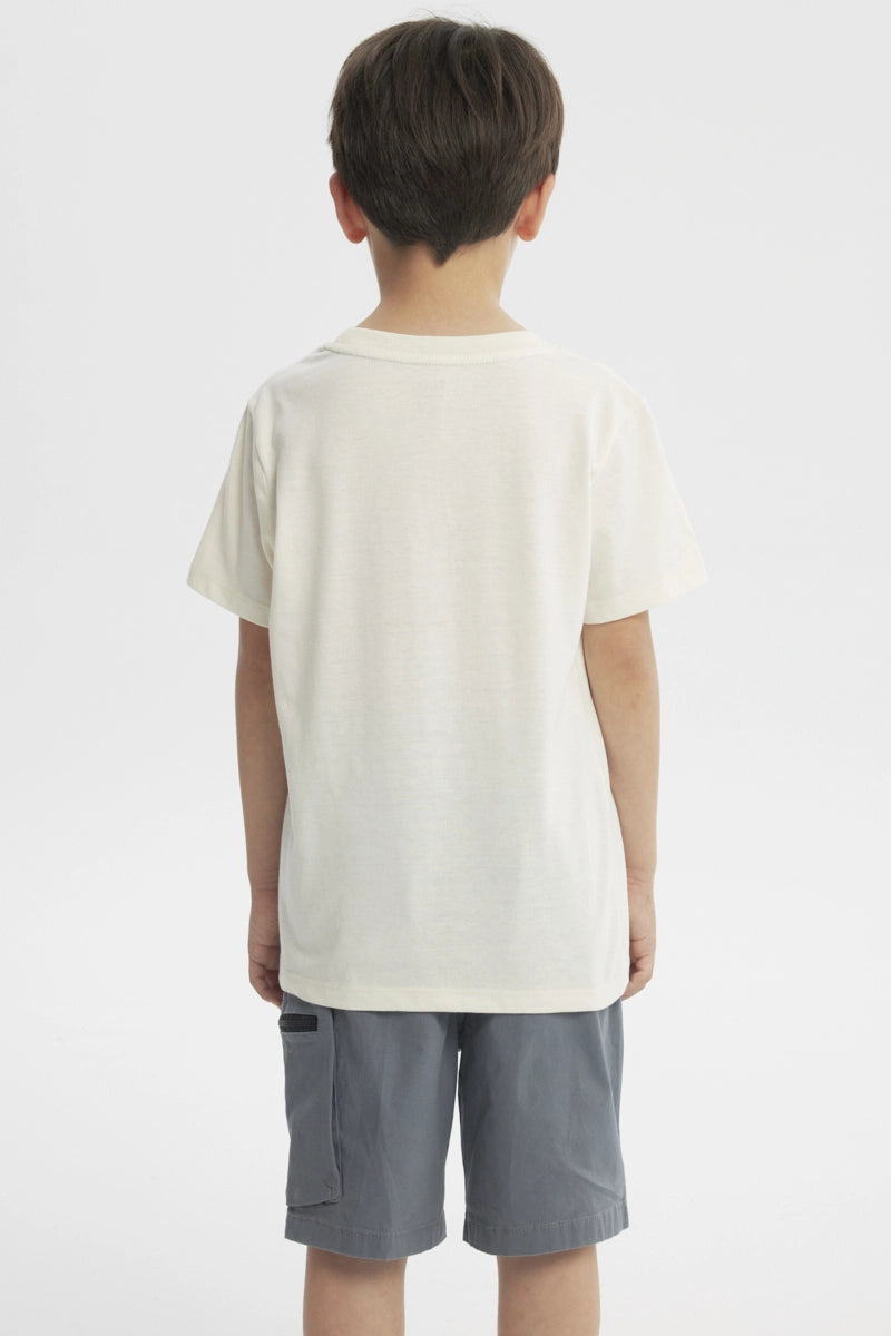 Polera Slim Niño Crudo