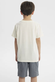 Polera Slim Niño Crudo