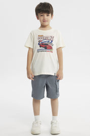 Polera Slim Niño Crudo