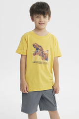 Polera Slim Niño Amarillo