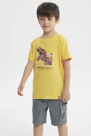Polera Slim Niño Amarillo