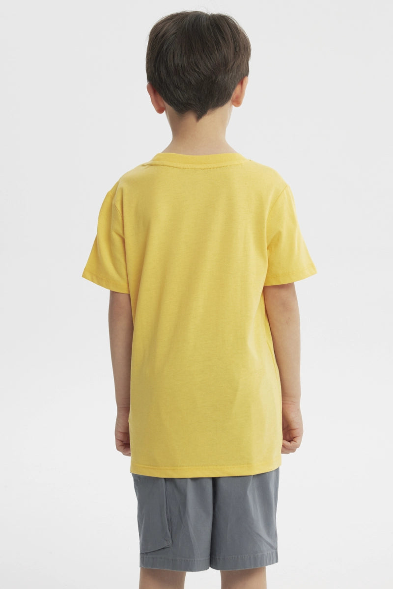 Polera Slim Niño Amarillo