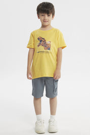 Polera Slim Niño Amarillo