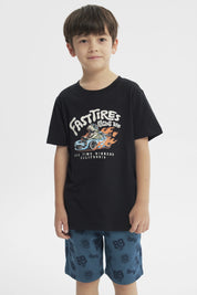 Polera Slim Niño Negro